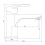SCHÜTTE ALASKA white and chrome basin mixer tap by SCHÜTTE, Faucets - Ref: Foro24-425797, Price: 77,45 €, Discount: %