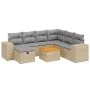 Garden sofa set with beige cushions mix 8 pieces PE rattan by , Garden sets - Ref: Foro24-3265189, Price: 505,39 €, Discount: %
