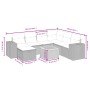 Garden sofa set with beige cushions mix 8 pieces PE rattan by , Garden sets - Ref: Foro24-3265189, Price: 495,91 €, Discount: %