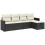 5-piece garden furniture set and black synthetic rattan cushions by , Garden sets - Ref: Foro24-3265284, Price: 285,64 €, Dis...