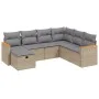 Garden sofa set with beige cushions mix 7 pieces PE rattan by , Garden sets - Ref: Foro24-3265329, Price: 426,53 €, Discount: %