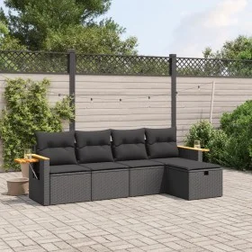 5-piece garden furniture set and black synthetic rattan cushions by , Garden sets - Ref: Foro24-3265500, Price: 334,01 €, Dis...