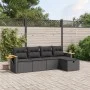 5-teiliges Gartenmöbel-Set und schwarze synthetische Rattankissen von , Gartensets - Ref: Foro24-3265500, Preis: 334,01 €, Ra...