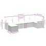 Set de comedor de jardín 7 pzas y cojines ratán sintético negro de , Conjuntos de jardín - Ref: Foro24-3265528, Precio: 466,7...