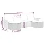 6-teilige Gartensofagarnitur und schwarze synthetische Rattankissen von , Gartensets - Ref: Foro24-3265556, Preis: 383,04 €, ...