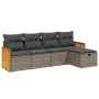 Garden sofa set with cushions 5 pieces gray synthetic rattan by , Garden sets - Ref: Foro24-3265722, Price: 307,98 €, Discoun...