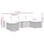 Gartensofa-Set mit Kissen, 6-teilig, beiges synthetisches Rattan von , Gartensets - Ref: Foro24-3265776, Preis: 406,85 €, Rab...