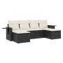 6-teilige Gartensofagarnitur und schwarze synthetische Rattankissen von , Gartensets - Ref: Foro24-3220515, Preis: 313,49 €, ...