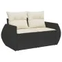 5-teiliges Gartenmöbel-Set und schwarze synthetische Rattankissen von , Gartensets - Ref: Foro24-3221365, Preis: 345,65 €, Ra...