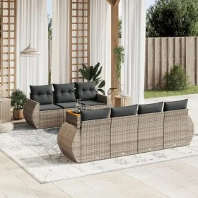 8-piece garden sofa set and gray synthetic rattan cushions by , Garden sets - Ref: Foro24-3224912, Price: 532,10 €, Discount: %