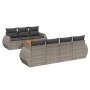 8-piece garden sofa set and gray synthetic rattan cushions by , Garden sets - Ref: Foro24-3224912, Price: 522,65 €, Discount: %