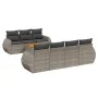 8-piece garden sofa set and gray synthetic rattan cushions by , Garden sets - Ref: Foro24-3224912, Price: 532,10 €, Discount: %