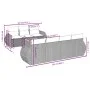 8-piece garden sofa set and gray synthetic rattan cushions by , Garden sets - Ref: Foro24-3224912, Price: 532,10 €, Discount: %