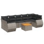 8-piece garden sofa set and gray synthetic rattan cushions by , Garden sets - Ref: Foro24-3224919, Price: 507,45 €, Discount: %