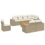 9-piece garden sofa set with beige synthetic rattan cushions by , Garden sets - Ref: Foro24-3225540, Price: 667,02 €, Discoun...