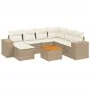 Garden sofa set with beige cushions 8 pcs PE rattan by , Garden sets - Ref: Foro24-3225561, Price: 530,31 €, Discount: %