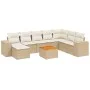 9-piece garden sofa set with beige synthetic rattan cushions by , Garden sets - Ref: Foro24-3225582, Price: 612,01 €, Discoun...