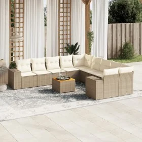 11-piece garden sofa set with beige synthetic rattan cushions by , Garden sets - Ref: Foro24-3225638, Price: 725,96 €, Discou...