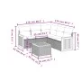 Gartensofa-Set mit Kissen, 6-teilig, beiges synthetisches Rattan von , Gartensets - Ref: Foro24-3227648, Preis: 392,32 €, Rab...