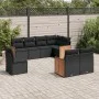 8-piece garden sofa set and black synthetic rattan cushions by , Garden sets - Ref: Foro24-3227840, Price: 551,41 €, Discount: %