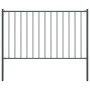 Fence panel and steel posts gray powder coating 1.7x0.75 m by vidaXL, fence panels - Ref: Foro24-145212, Price: 53,22 €, Disc...