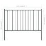 Fence panel and steel posts gray powder coating 1.7x0.75 m by vidaXL, fence panels - Ref: Foro24-145212, Price: 53,22 €, Disc...