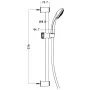 SCHÜTTE NAPOLI Chrom-Duschset von SCHÜTTE, Duschköpfe - Ref: Foro24-425809, Preis: 24,37 €, Rabatt: %