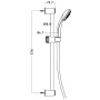 SCHÜTTE NAPOLI Chrom-Duschset von SCHÜTTE, Duschköpfe - Ref: Foro24-425809, Preis: 24,37 €, Rabatt: %