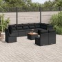 11-piece garden sofa set and black synthetic rattan cushions by , Garden sets - Ref: Foro24-3256027, Price: 684,99 €, Discoun...