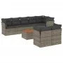 9-teiliges Gartenmöbel-Set und graue synthetische Rattankissen von , Gartensets - Ref: Foro24-3256067, Preis: 549,00 €, Rabat...