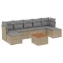 Garden sofa set with beige cushions mix 8 pieces PE rattan by , Garden sets - Ref: Foro24-3256108, Price: 454,09 €, Discount: %