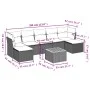 Garden sofa set with beige cushions mix 8 pieces PE rattan by , Garden sets - Ref: Foro24-3256108, Price: 454,09 €, Discount: %