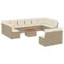 Garden sofa set with cushions 13 pieces beige synthetic rattan by , Garden sets - Ref: Foro24-3256226, Price: 849,89 €, Disco...