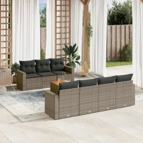 8-piece garden sofa set and gray synthetic rattan cushions by , Garden sets - Ref: Foro24-3256361, Price: 511,55 €, Discount: %