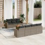 8-piece garden sofa set and gray synthetic rattan cushions by , Garden sets - Ref: Foro24-3256361, Price: 502,32 €, Discount: %
