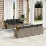 8-piece garden sofa set and gray synthetic rattan cushions by , Garden sets - Ref: Foro24-3256361, Price: 511,55 €, Discount: %