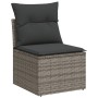 8-piece garden sofa set and gray synthetic rattan cushions by , Garden sets - Ref: Foro24-3256361, Price: 502,32 €, Discount: %