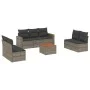 8-piece garden sofa set and gray synthetic rattan cushions by , Garden sets - Ref: Foro24-3256410, Price: 460,89 €, Discount: %