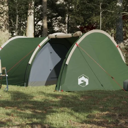 Green Waterproof 4-Person Tunnel Tent by , tents - Ref: Foro24-94394, Price: 83,42 €, Discount: %