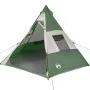 Green waterproof 7-person tipi tent by , tents - Ref: Foro24-94427, Price: 125,65 €, Discount: %