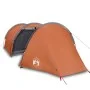 Camping tent with tunnel 4 people waterproof gray orange by , tents - Ref: Foro24-94396, Price: 86,91 €, Discount: %