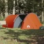 Camping tent with tunnel 4 people waterproof gray orange by , tents - Ref: Foro24-94396, Price: 86,91 €, Discount: %