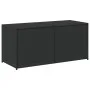 Schwarze Garten-Aufbewahrungsbox aus synthetischem Rattan, 283 l von , Aufbewahrungsboxen für den Außenbereich - Ref: Foro24-...