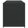 Schwarze Garten-Aufbewahrungsbox aus synthetischem Rattan, 283 l von , Aufbewahrungsboxen für den Außenbereich - Ref: Foro24-...