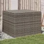 Gray synthetic rattan garden storage box 291L by , Outdoor storage boxes - Ref: Foro24-365338, Price: 110,88 €, Discount: %
