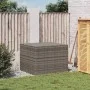 Gray synthetic rattan garden storage box 291L by , Outdoor storage boxes - Ref: Foro24-365338, Price: 110,88 €, Discount: %