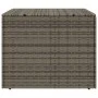 Gray synthetic rattan garden storage box 291L by , Outdoor storage boxes - Ref: Foro24-365338, Price: 110,88 €, Discount: %