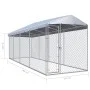 Außenzwinger mit Dach 760x190x225 cm von vidaXL, Hundehütten und Zäune - Ref: Foro24-145031, Preis: 500,12 €, Rabatt: %