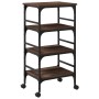 Carrito de cocina madera ingeniería marrón roble 45x35x89,5 cm de , Carros de cocina y comedor - Ref: Foro24-842330, Precio: ...