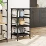 Black Engineered Wood Kitchen Cart 45x35x89.5cm by , Kitchen and dining carts - Ref: Foro24-842326, Price: 57,12 €, Discount: %